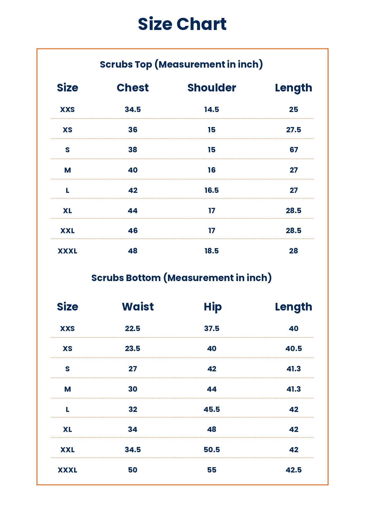 Healing Hues Scrubs Size Chart_page-0001