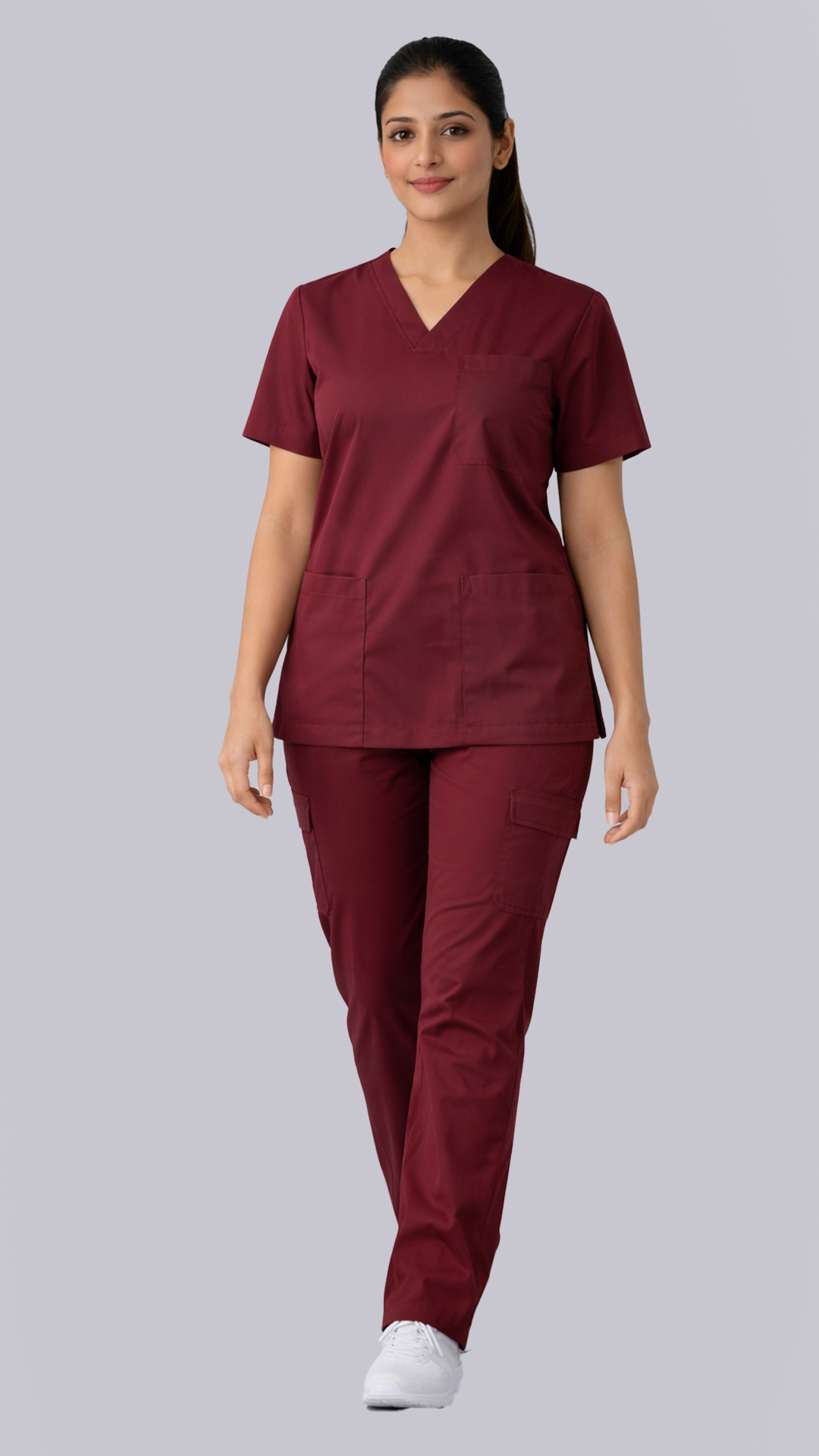 Women's Kinetiq 4-Way Scrubs - Maroon