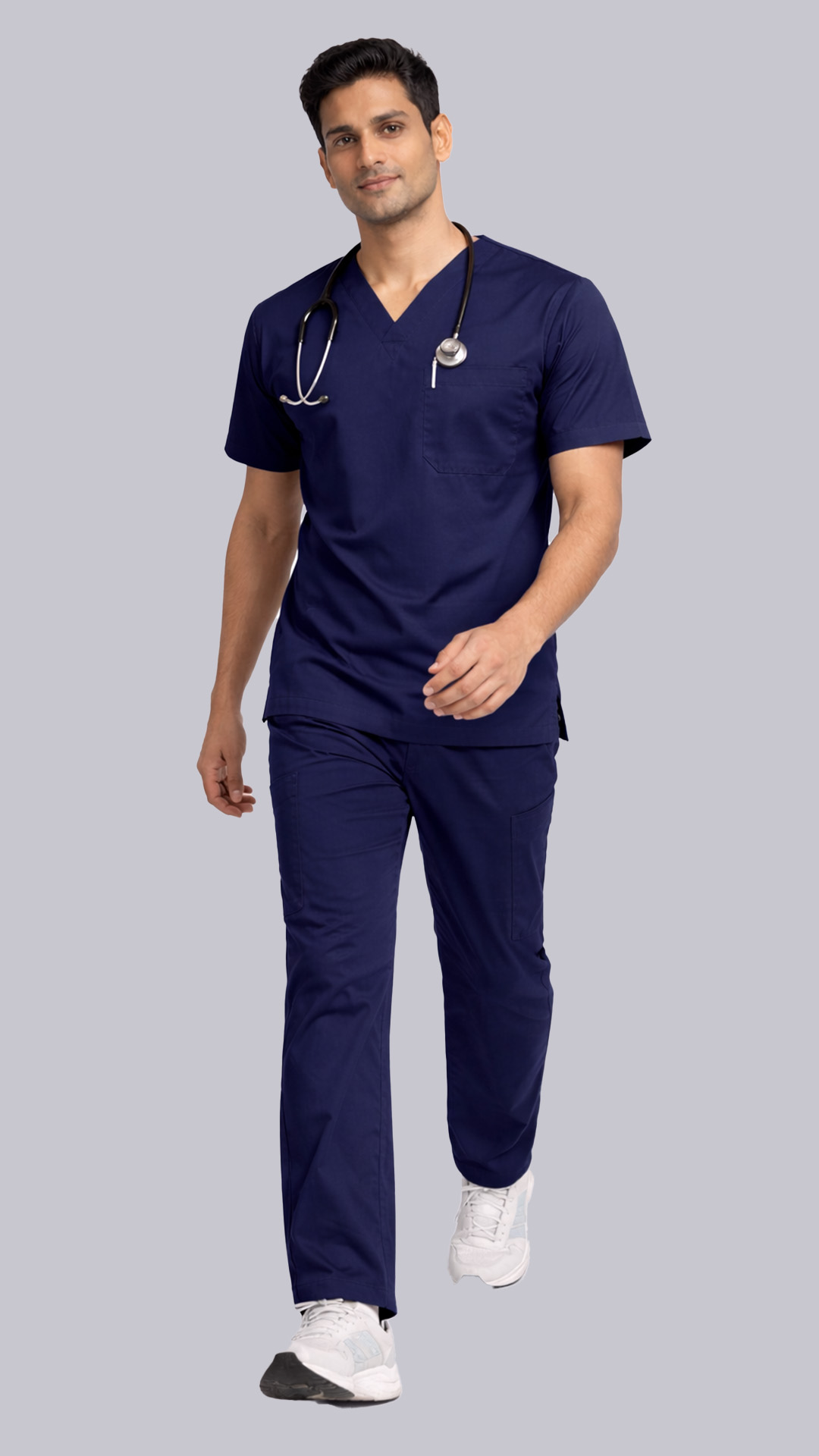 Men's Kinetiq 4-Way Scrubs - Fin Navy