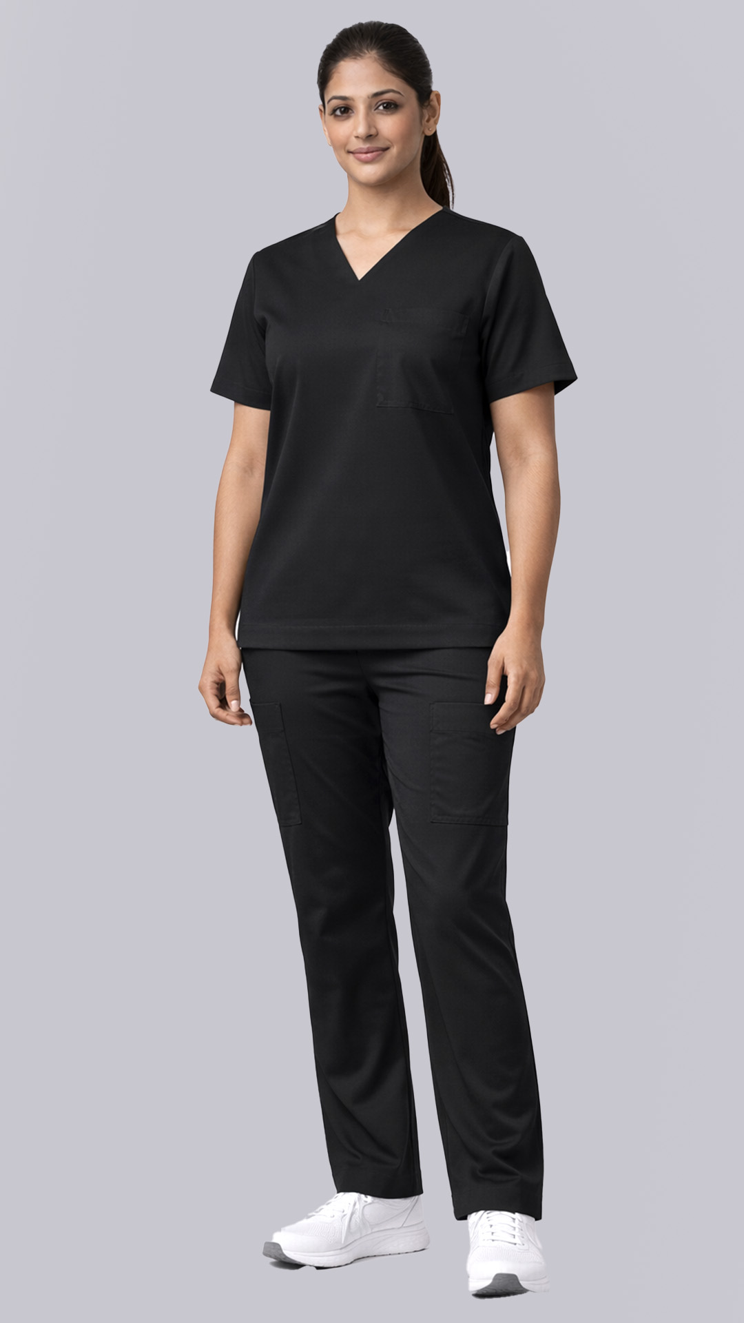Women's Kinetiq 4-Way Scrubs - Black