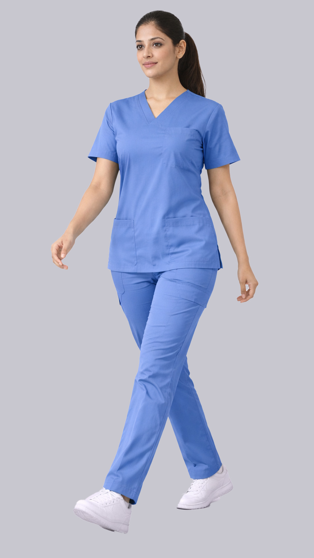 Women's Kinetiq 4-Way Scrubs - Light Blue