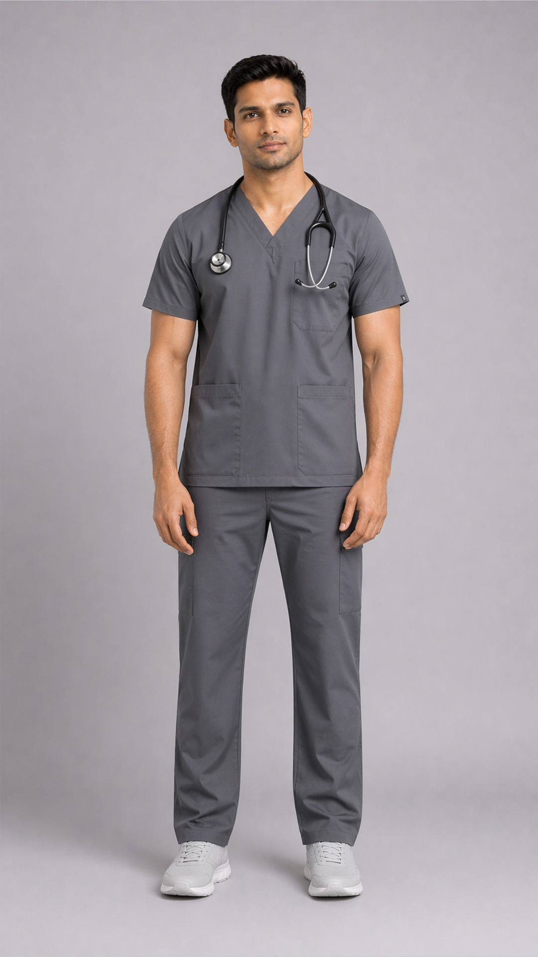 Men's Kinetiq 4-Way Scrubs - Grey