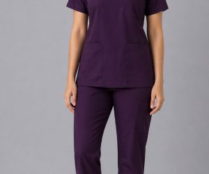 Women's Kinetiq 4-Way Scrubs - Wine