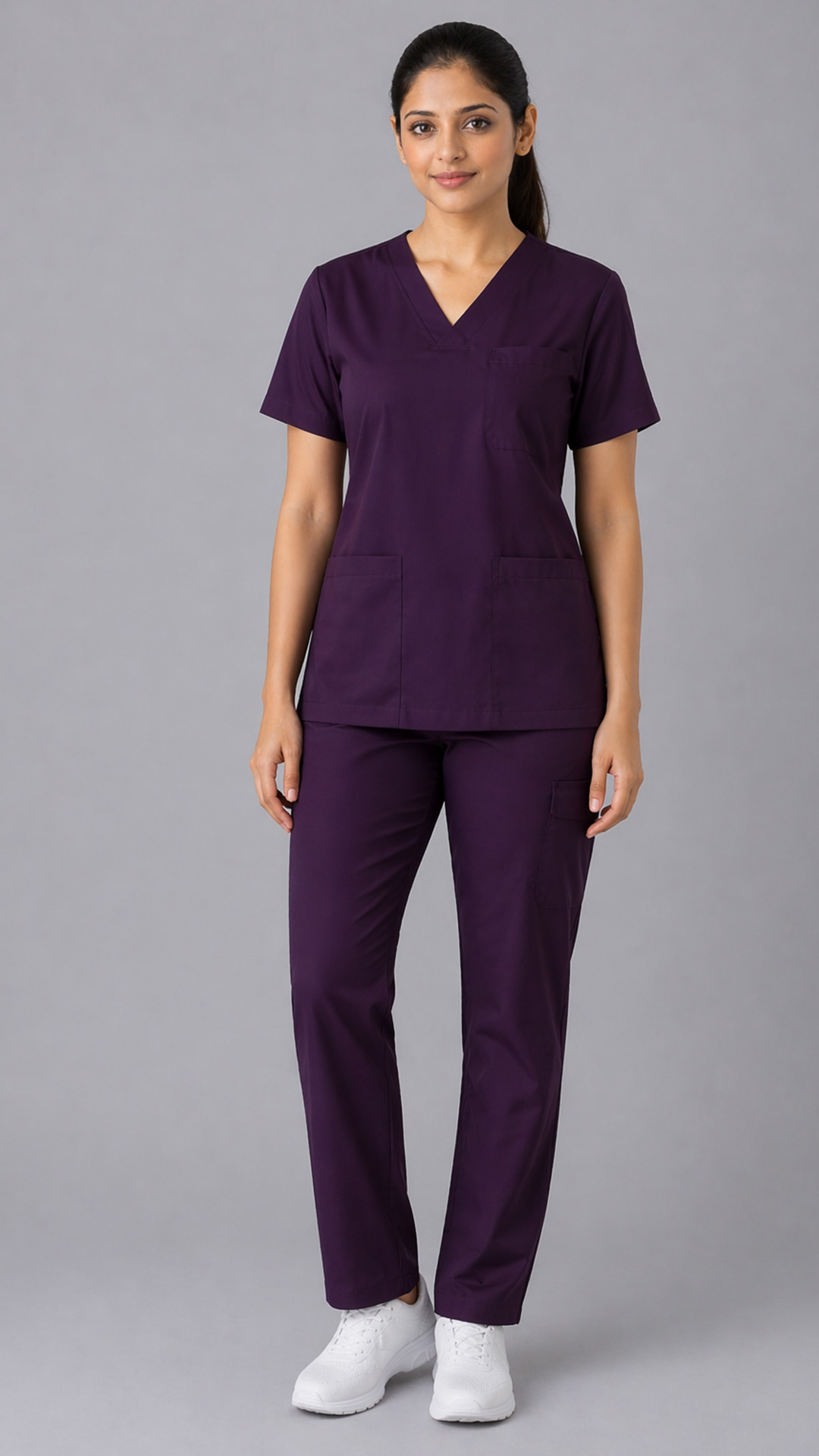 Women's Kinetiq 4-Way Scrubs - Wine