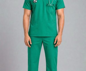 Men's Kinetiq 4-Way Scrubs - Vibrant Green