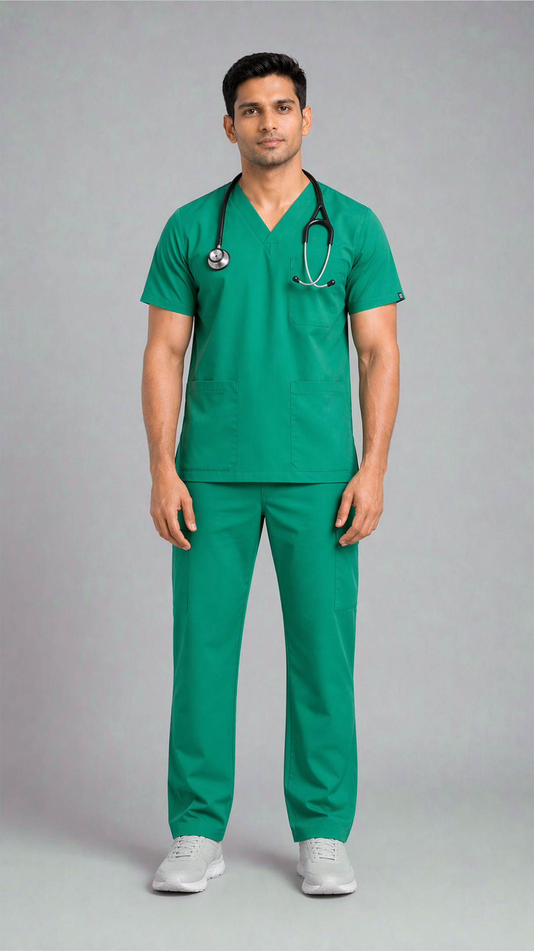 Men's Kinetiq 4-Way Scrubs - Vibrant Green